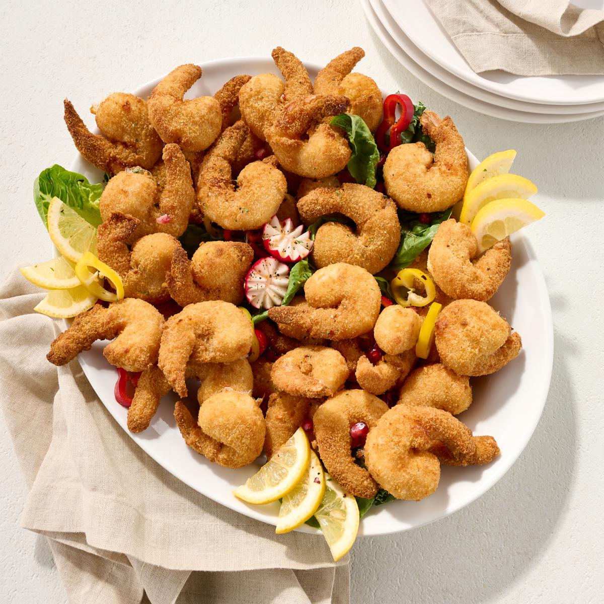 Pureland (4) 1.5Lb Colossal Breaded Shrimp Single Ship