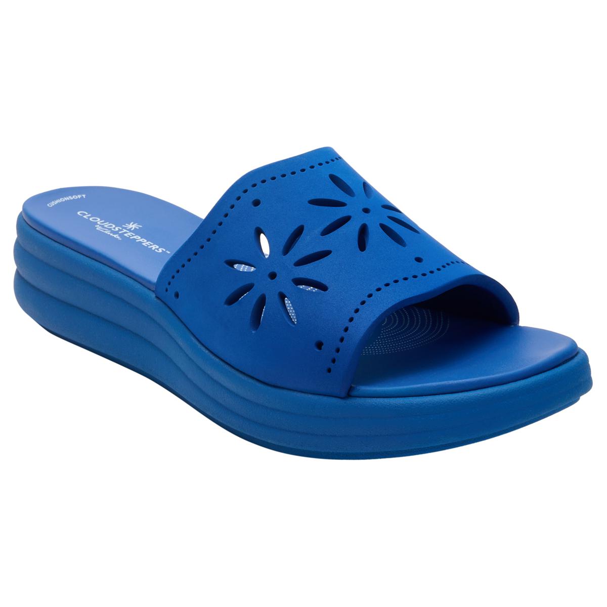 Clarks Cloudsteppers Drift Floral Slide Sandal