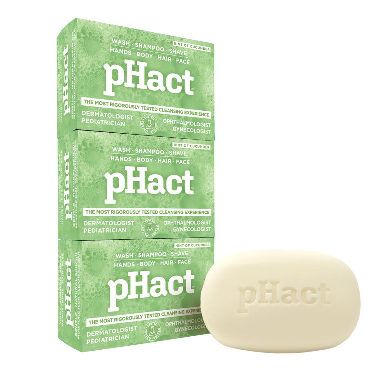 Andrew Lessman 3-pack pHact Cleansing Cucumber 425 oz Bars