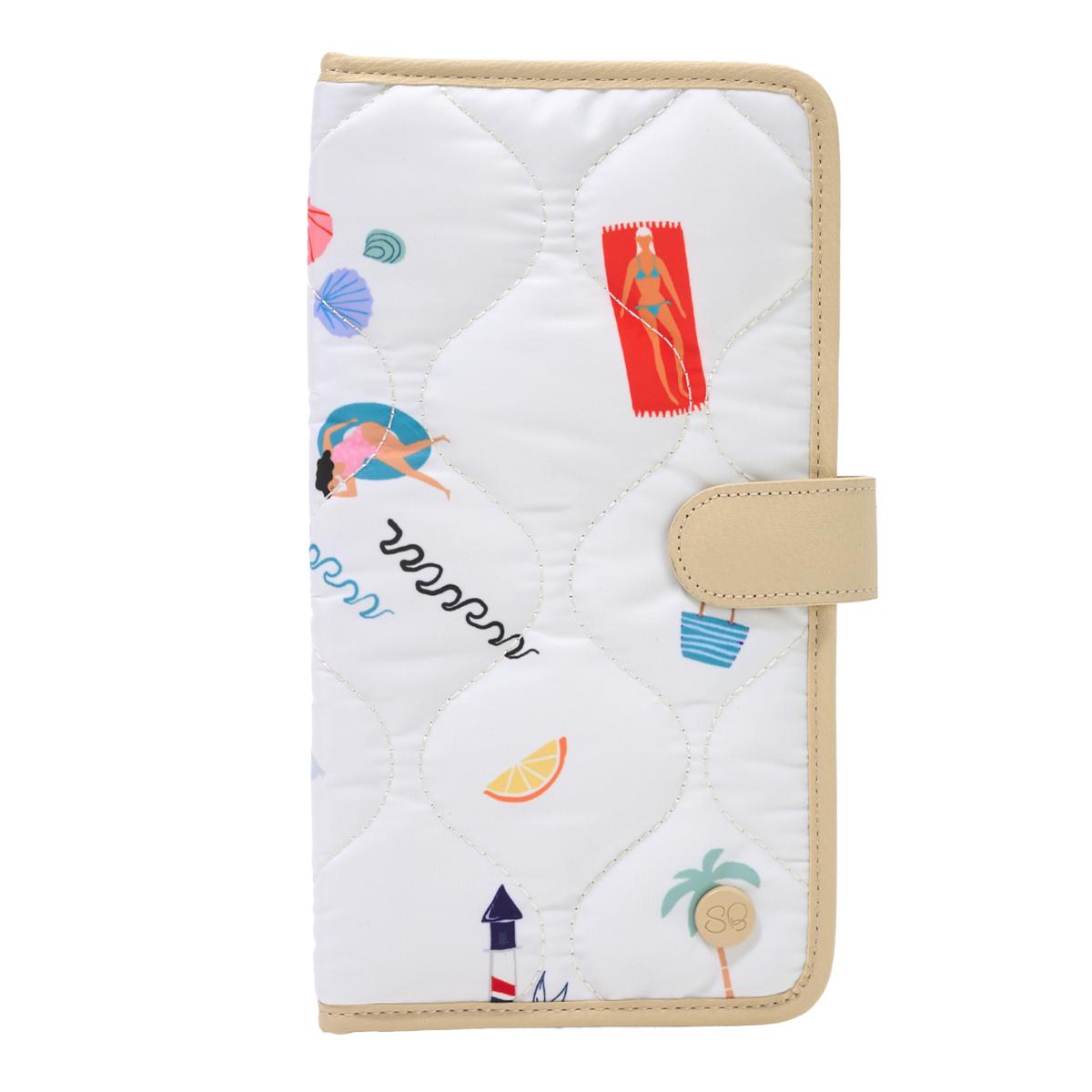 Samantha Brown Quilted Nylon Organizer Wallet