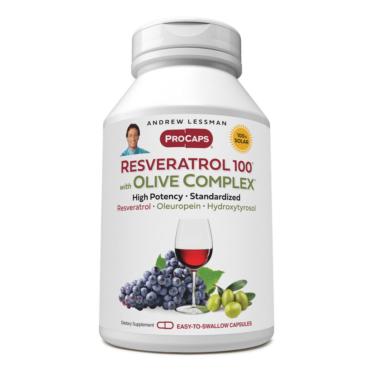 Resveratrol-100 with Olive Complex