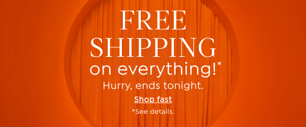 Free Shipping Sitewide