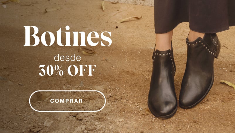 Botines desde 30% OFF