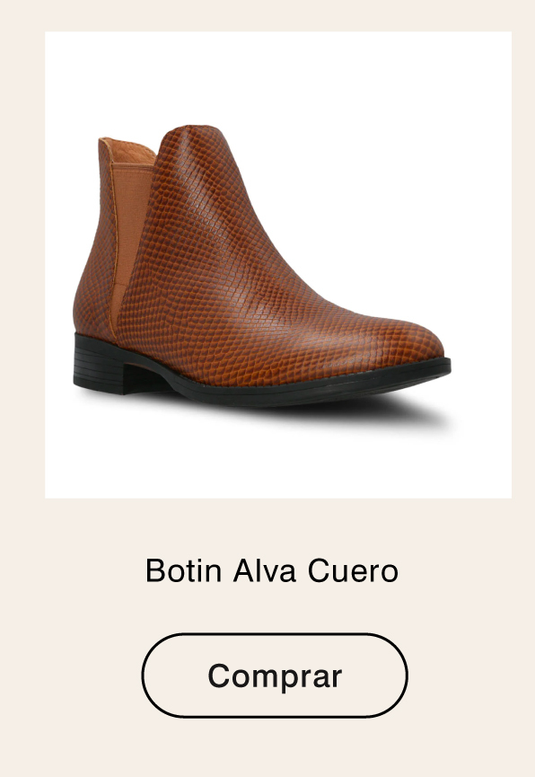 Botín Alva Cuero