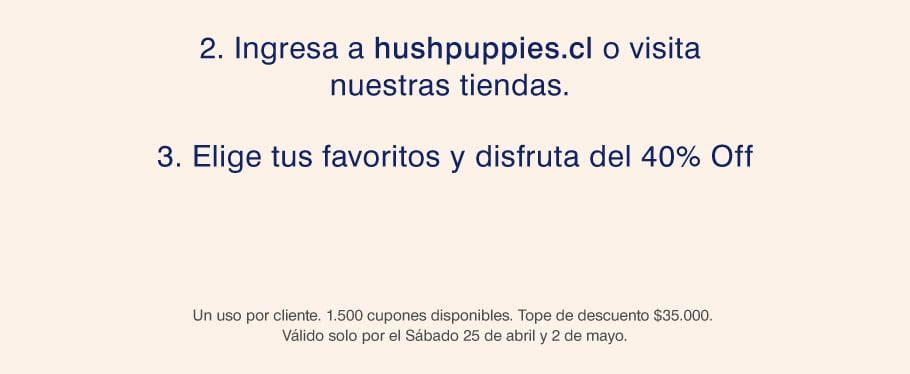 Ingresa a Hush Puppies