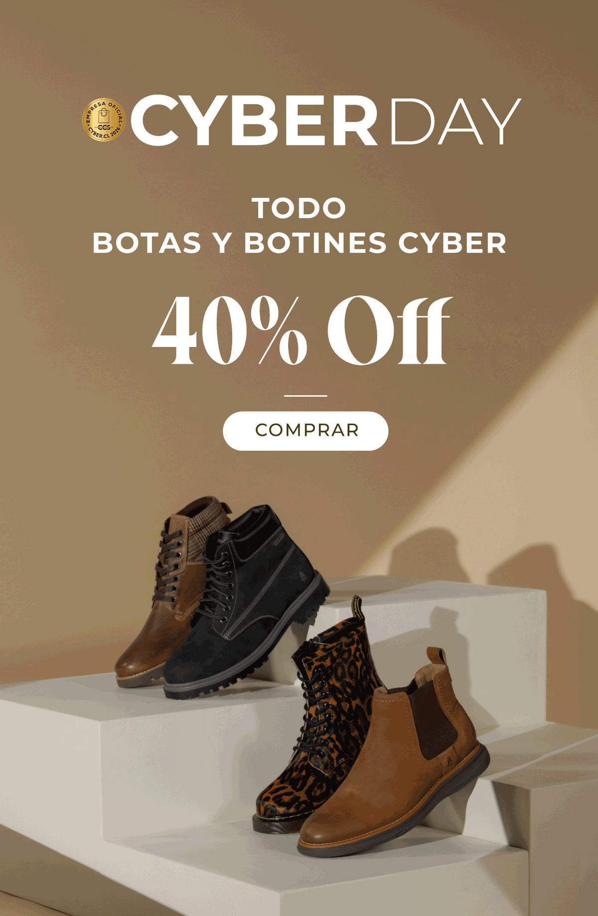Todo botas y botines cyber 40% OFF