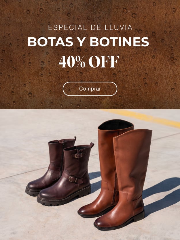 Botas y botines 40% OFF