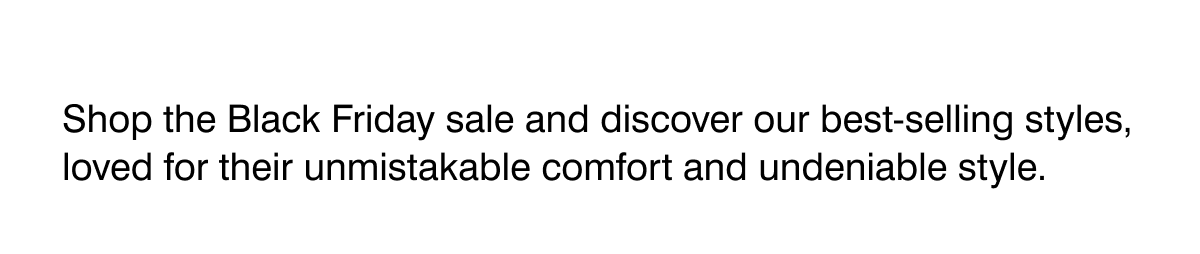 black friday sale is here