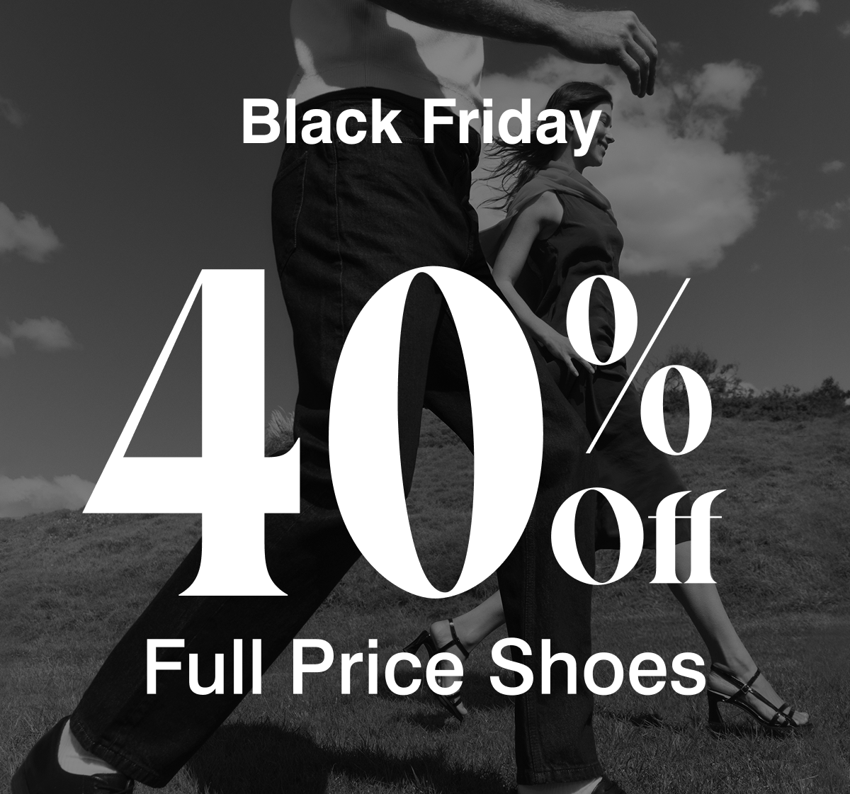 40% off full price shoes