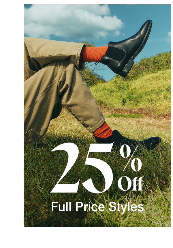 25% off mens