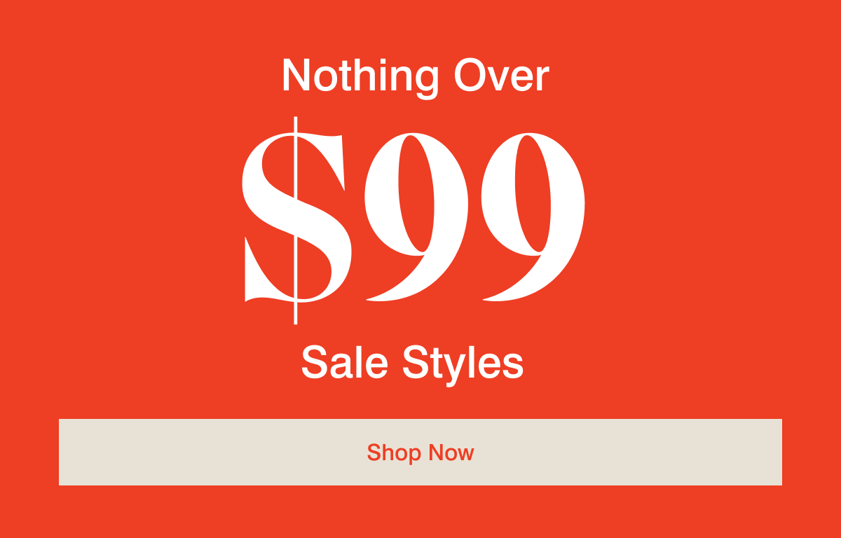 shop sale nothing over $99