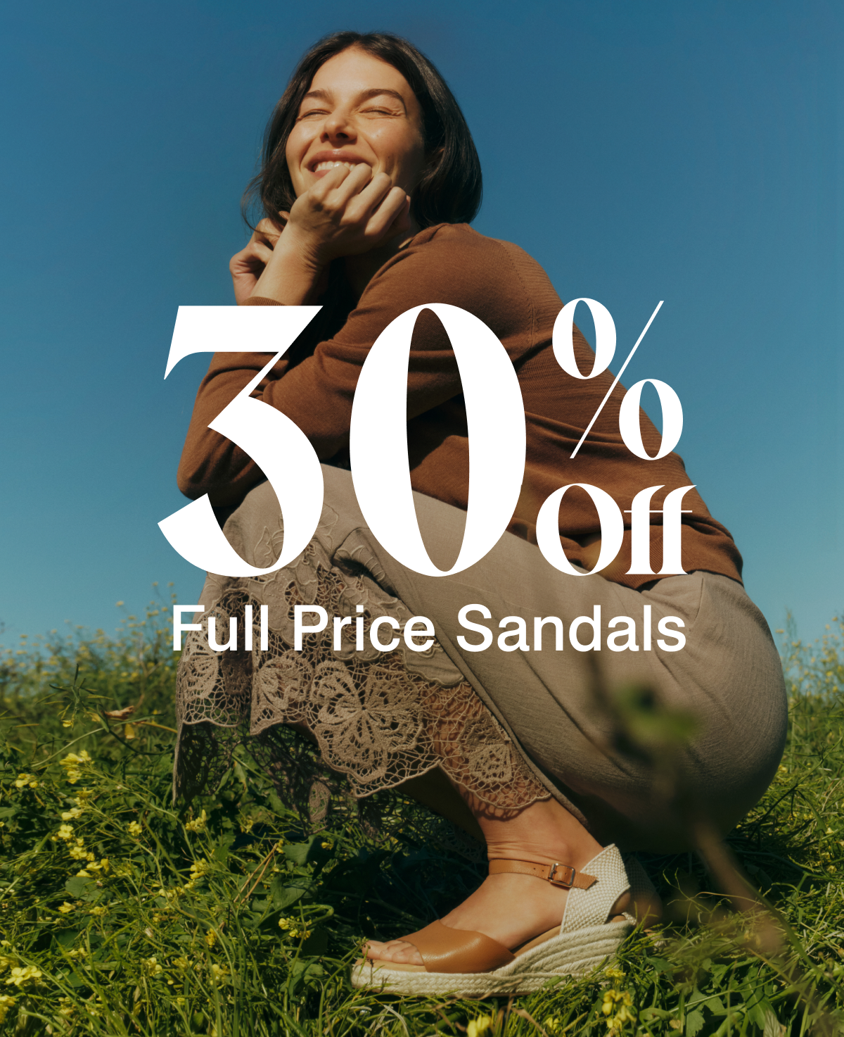 30% off sandals