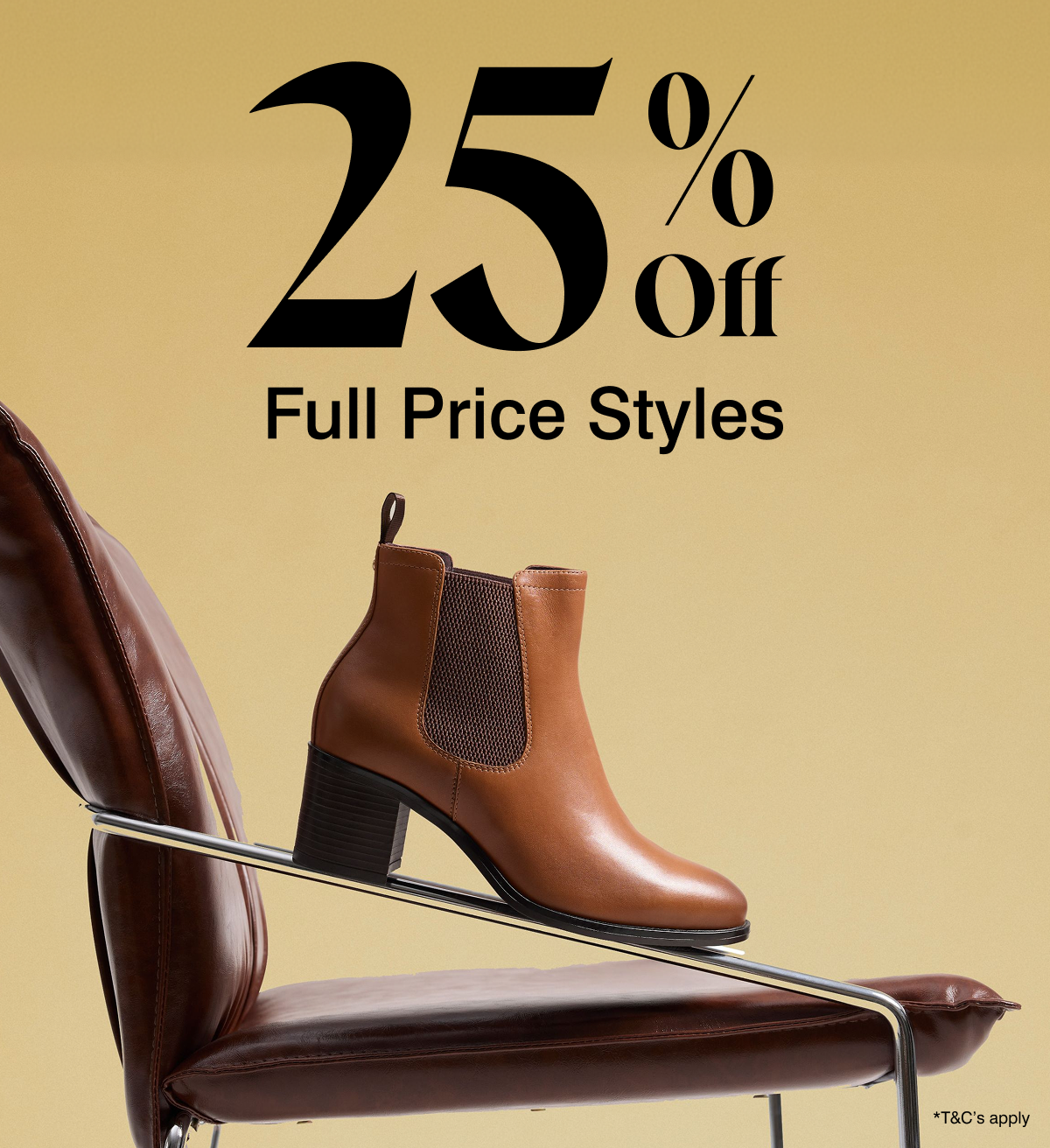 25% off full price