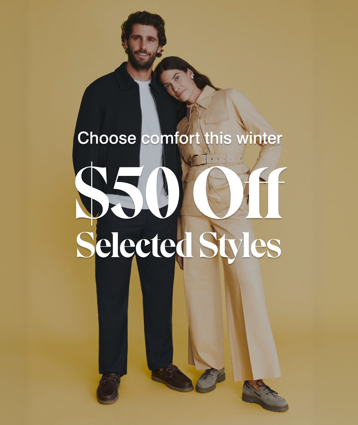 $50 off selected styles