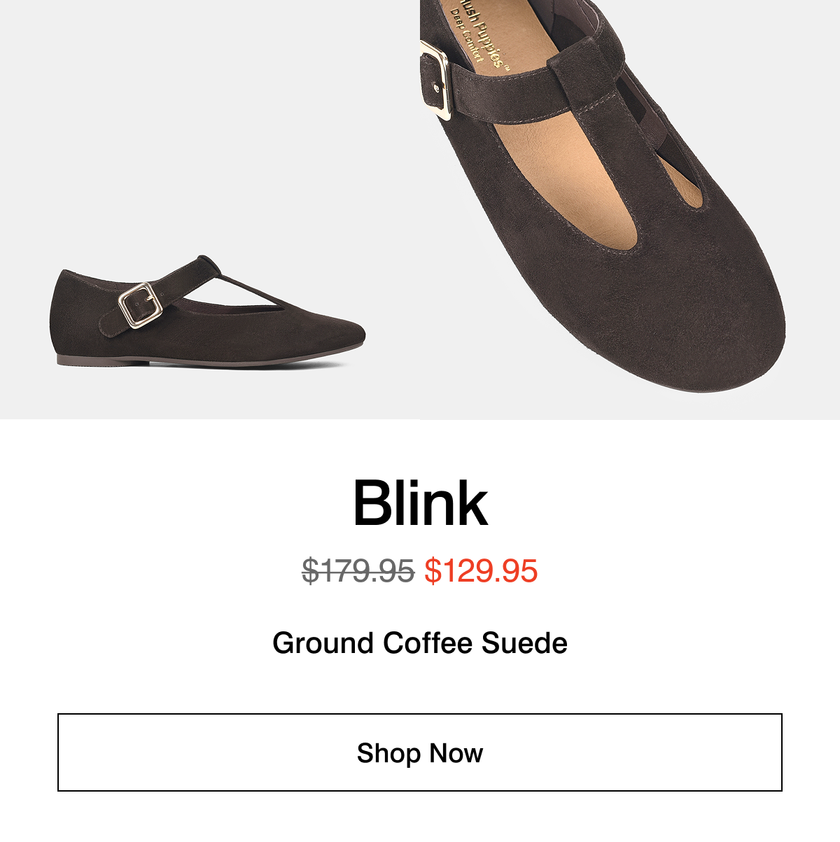 blink ground coffee suede