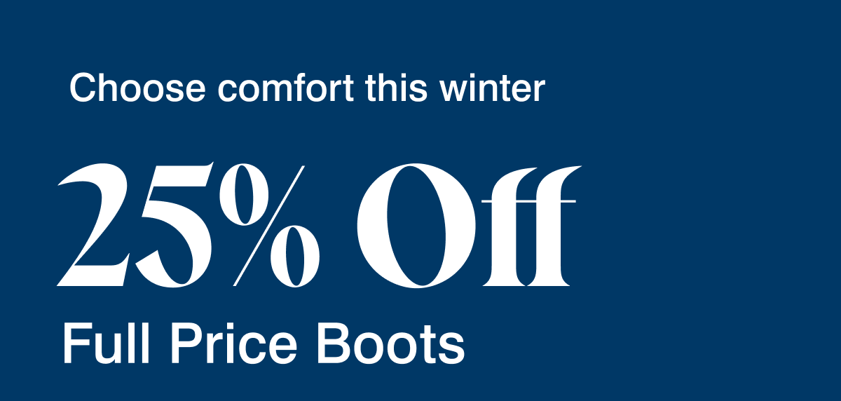 25% Off Boots