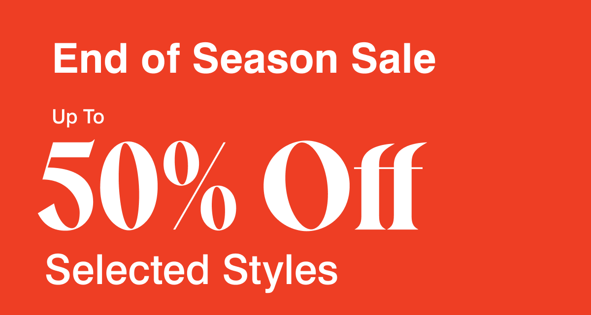 end of season sale