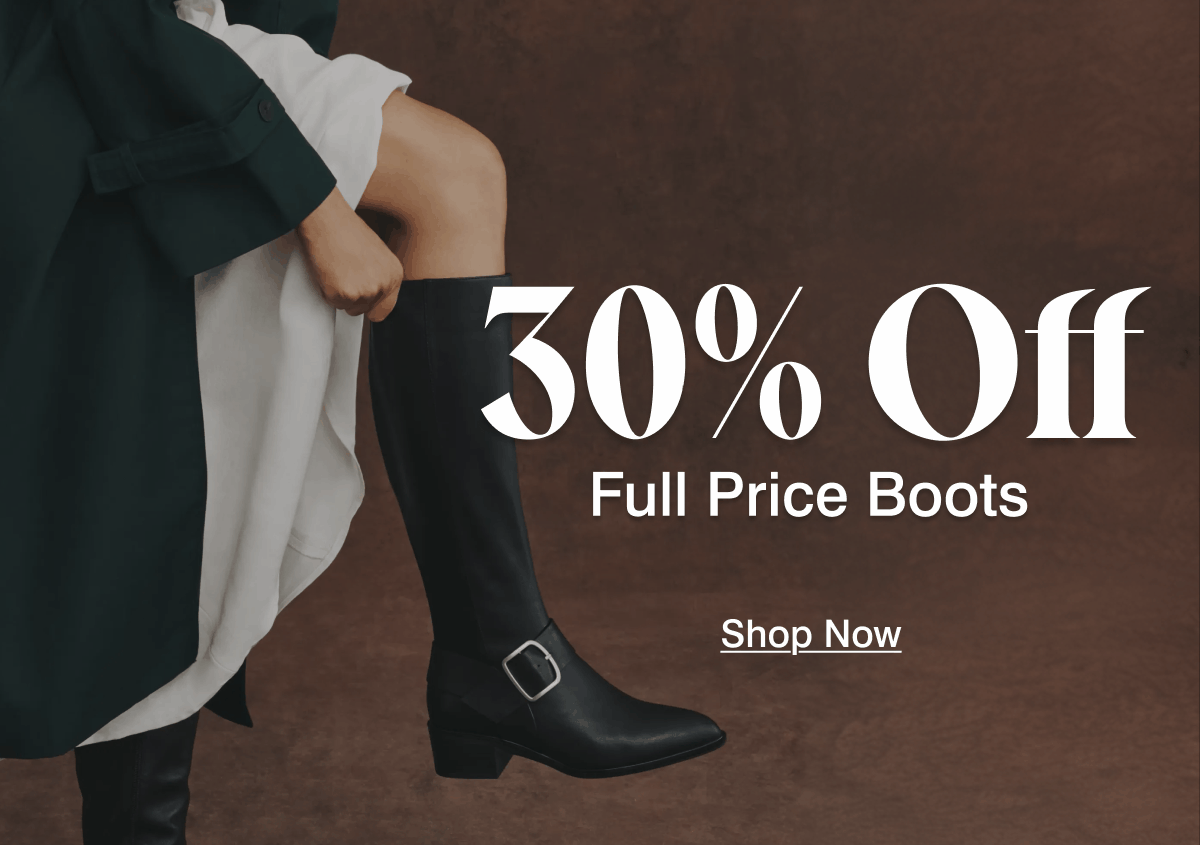 30% off boots womens