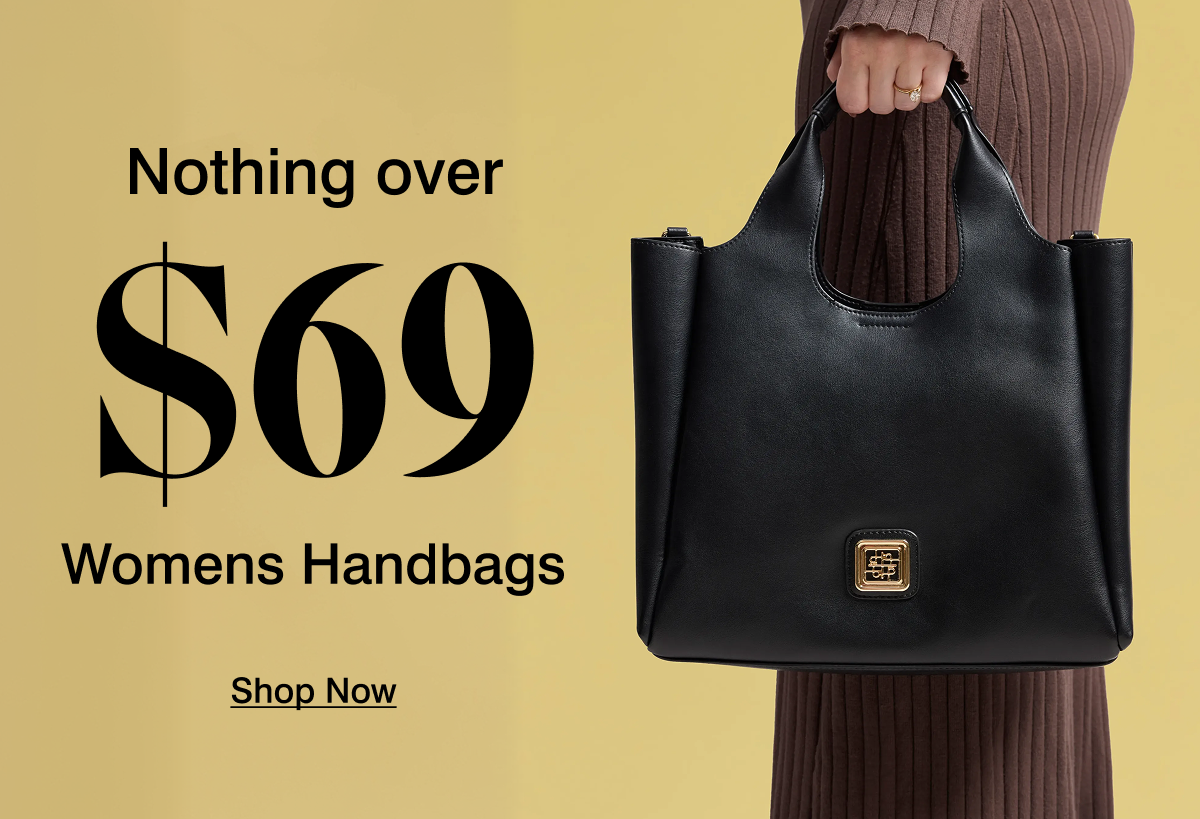 Womens handbags under $69