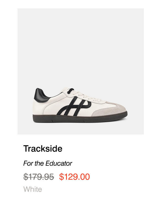 trackside mens white