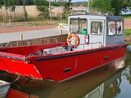 Työvene, 200 hv Volvo Penta + traileri