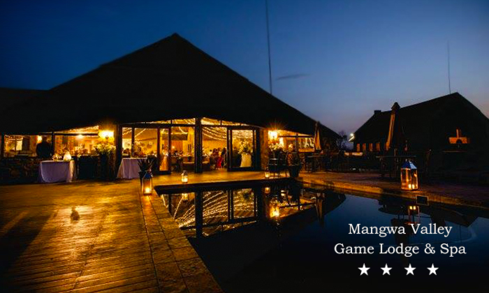 Image of Cullinan: 2-Night Stay for Two with Breakfast & Dinner at Mangwa Valley Game Lodge