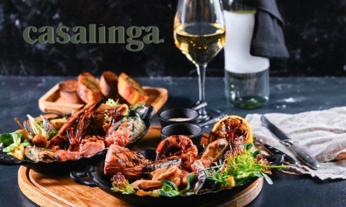 Image of Seafood Dining Platter with Wine for 2 at Casalinga Restaurant