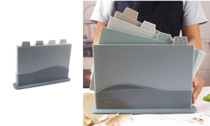 Image of Cutting Board Set with Stand - Fine Living