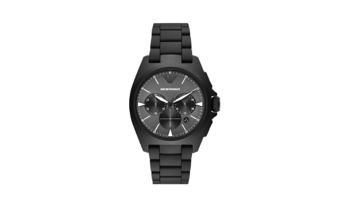Image of Emporio Armani Men's Black Stainless Steel Watch