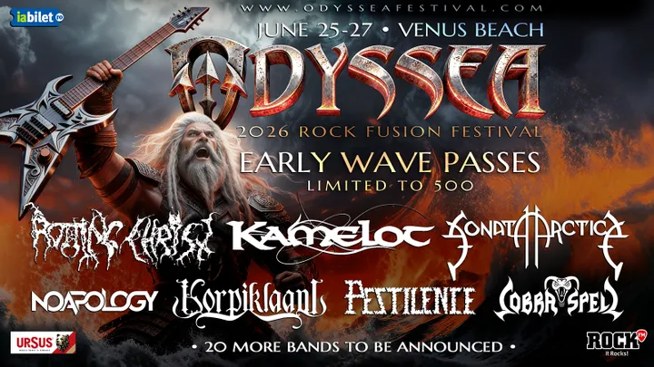 25-27 iunie '26: Odyssea Rock Fusion Festival 2026