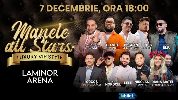 7 decembrie: Manele All Stars