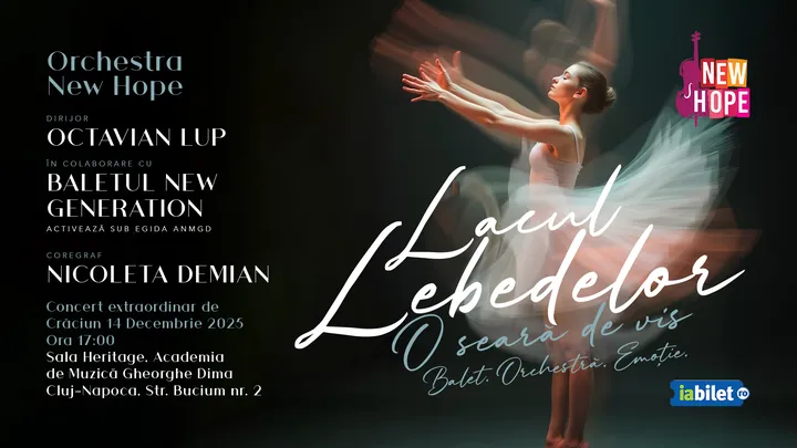 14 decembrie: Cluj-Napoca: Lacul Lebedelor - Concert extraordinar de Craciun
