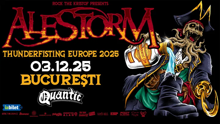 3 decembrie: Alestorm