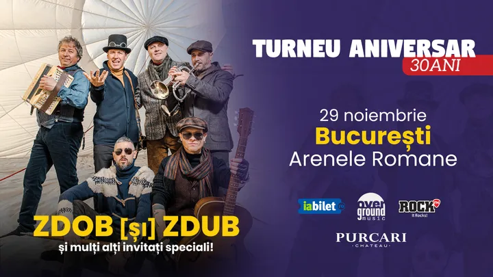29 noiembrie: Zdob si Zdub - Concert aniversar 30 de ani