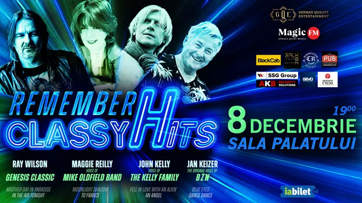 8 decembrie: Remember Classy Hits LIVE