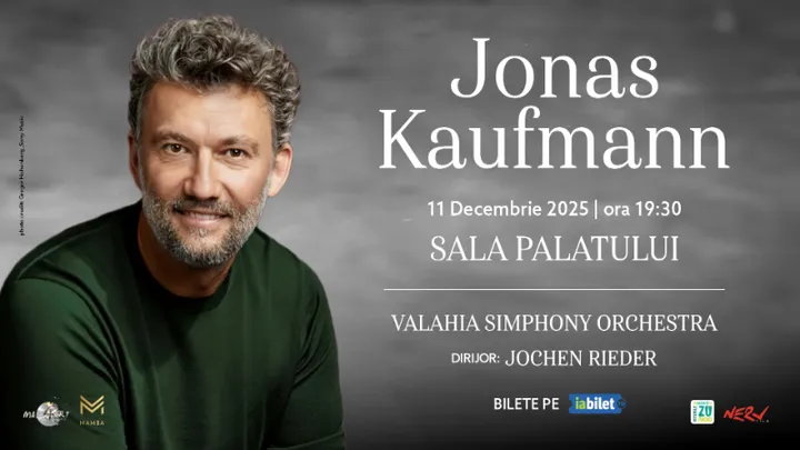 11 decembrie: Concert Jonas Kaufmann