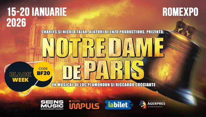 15-18 ianuarie '26: Notre-Dame de Paris - The Original Musical