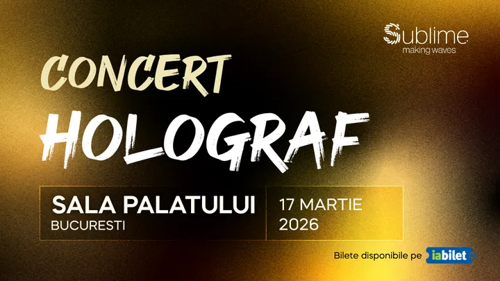 17 martie '26: Holograf @ Sala Palatului