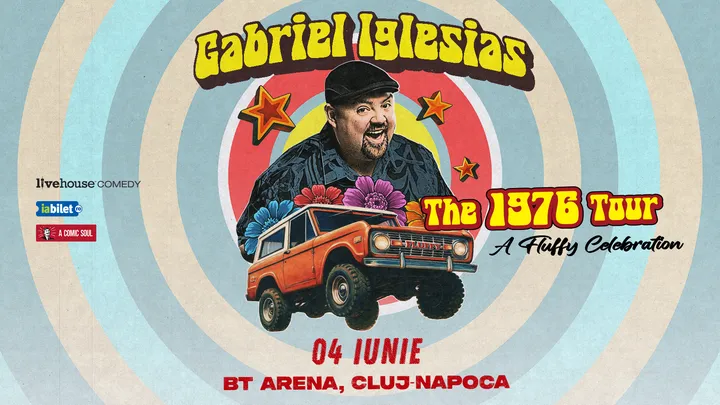 4 iunie: Cluj-Napoca: Gabriel “Fluffy” Iglesias - The 1976 Tour