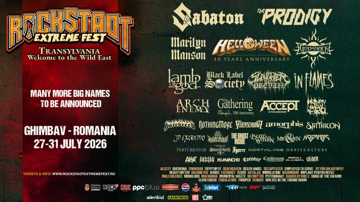 27-31 iulie: Rockstadt Extreme Fest 2026
