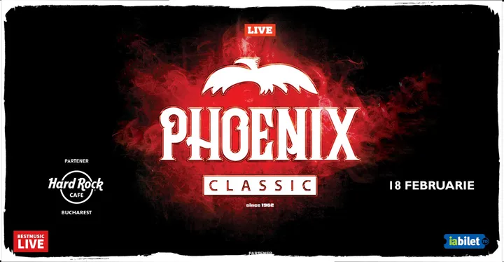 18 februarie: Concert Phoenix la Hard Rock Cafe