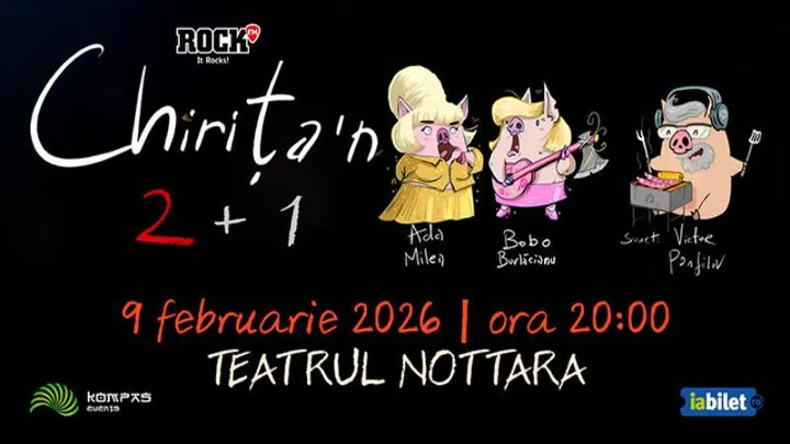 9 februarie: Ada Milea si Bobo Burlacianu - Chirița'n 2+1