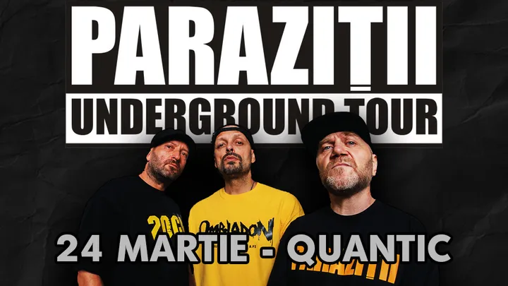 24 martie: Concert PARAZITII la Quantic