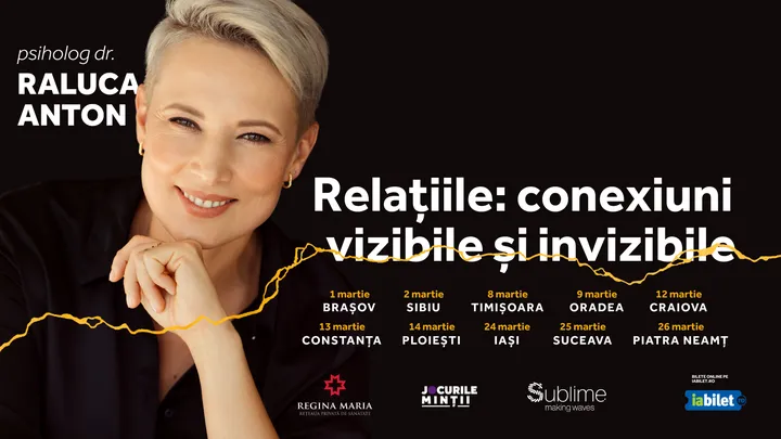 1-26 martie: Turneu Raluca Anton - Relațiile: conexiuni vizibile și invizibile