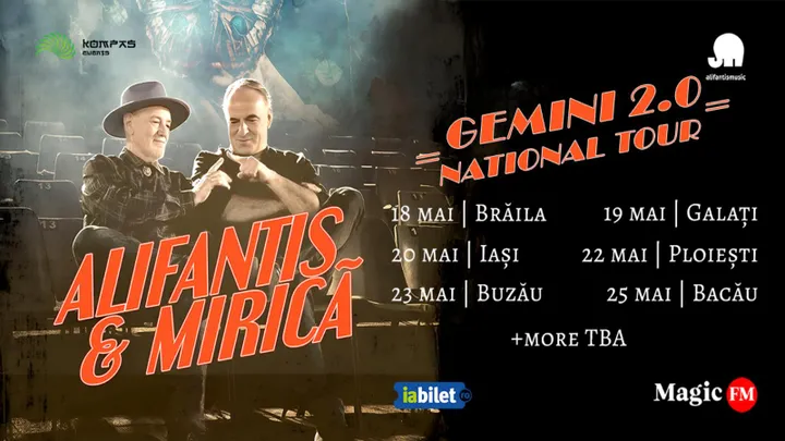 18-25 mai: Turneu: Alifantis & Mirica - Gemini 2.0