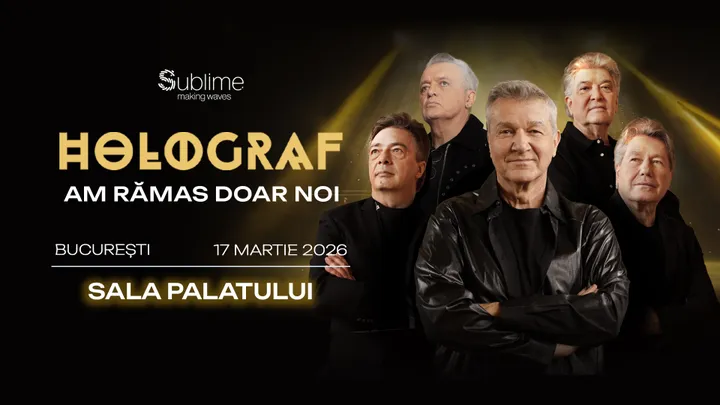17 martie: Holograf @ Sala Palatului