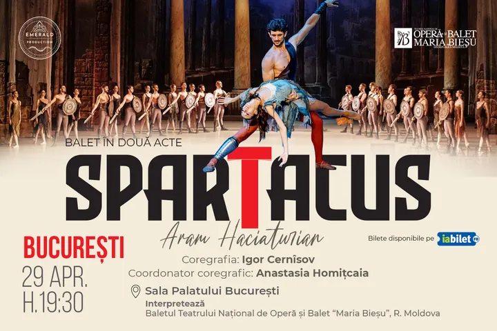 29 aprilie: Spartacus – Spectacol de balet