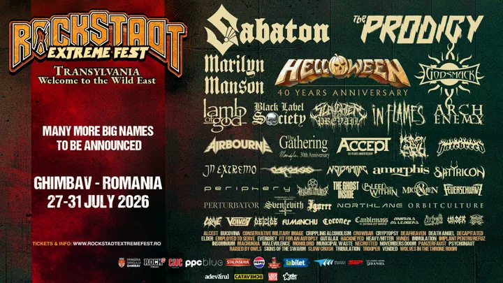 27-31 iulie: Rockstadt Extreme Fest 2026