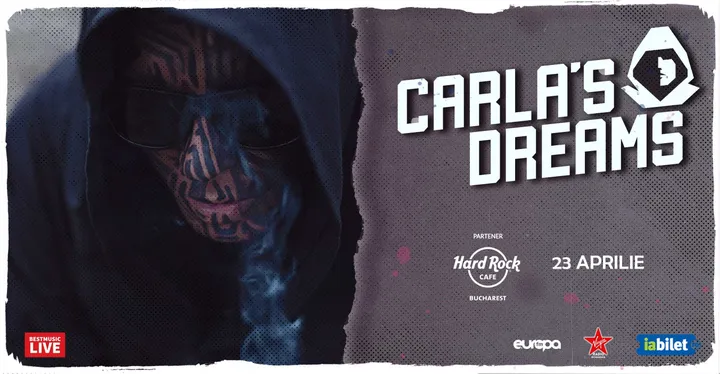 23 aprilie: Concert Carla's Dreams la Hard Rock Cafe