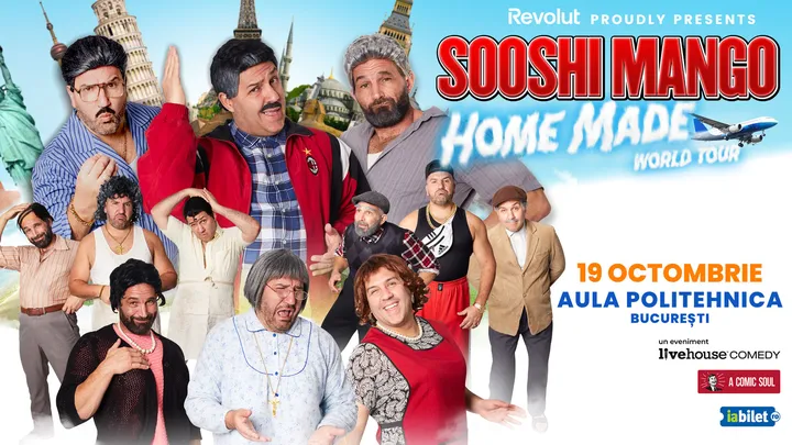 19 octombrie: Sooshi Mango - The Home Made World Tour
